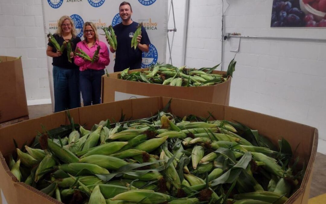 Nayak Farms donates 12 tons of corn